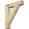 Ekena Millwork Traditional Block Rough Sawn Bracket, Douglas Fir, 4"W x 22"D x 26"H BKT04X22X26TRA05RDF - alternate 1